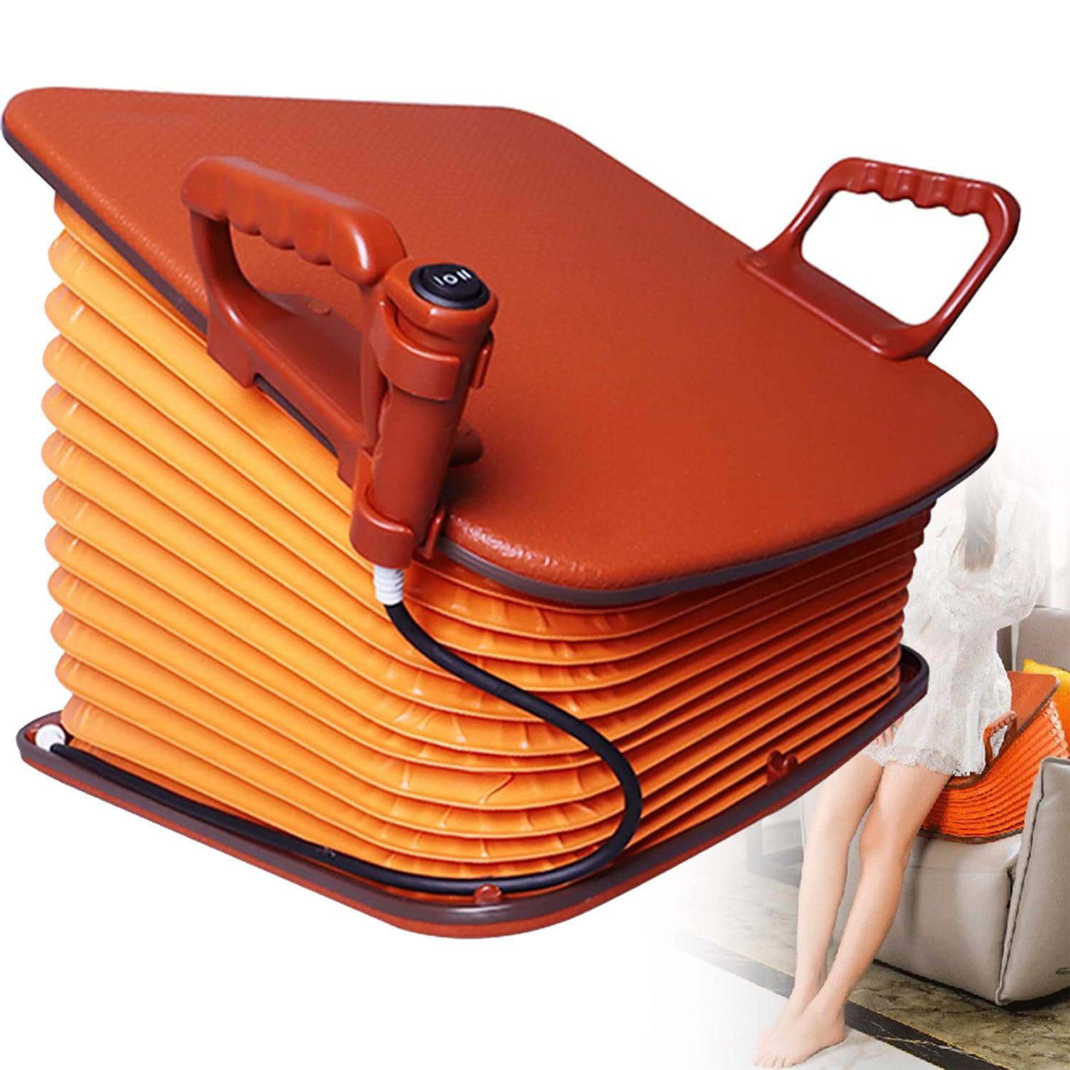 Asiento Elevador Inteligente portátil, cojín Elevador, cojín de Asistencia eléctrica para Levantar el Asiento, cojín Elevador eléctrico para Silla de Ruedas para Personas Mayores, cojín elev