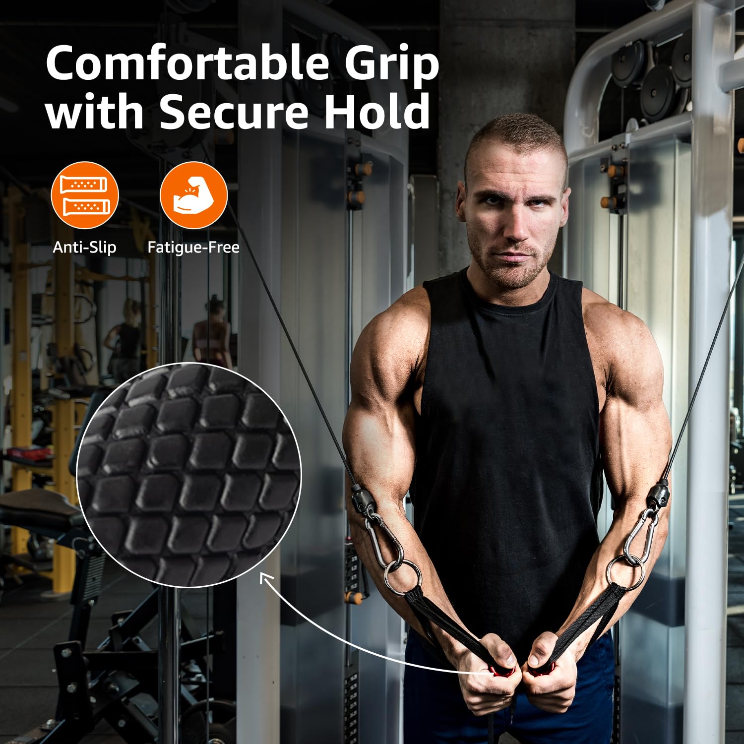 Buy Now Amazon Basics Heavy Duty Exercise Handles For Cable Machine ... 3 Buy Now Amazon Basics Heavy Duty Exercise Handles For Cable Machine ...