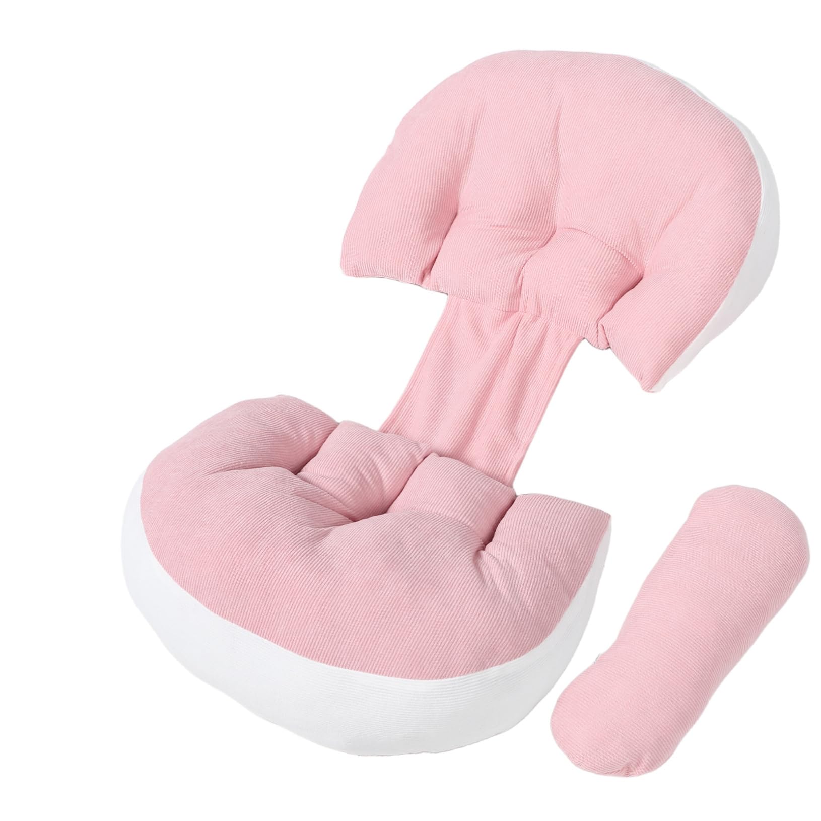 Kisangel Cuscino Da Donna Incinta Cuscino Maternità Forma Di u Supporto Per Pancia e Schiena Per Dormire Di Lato e Allattare