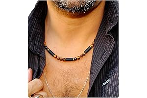 Tiger Eye Necklace: Talismanic Protection for Men
