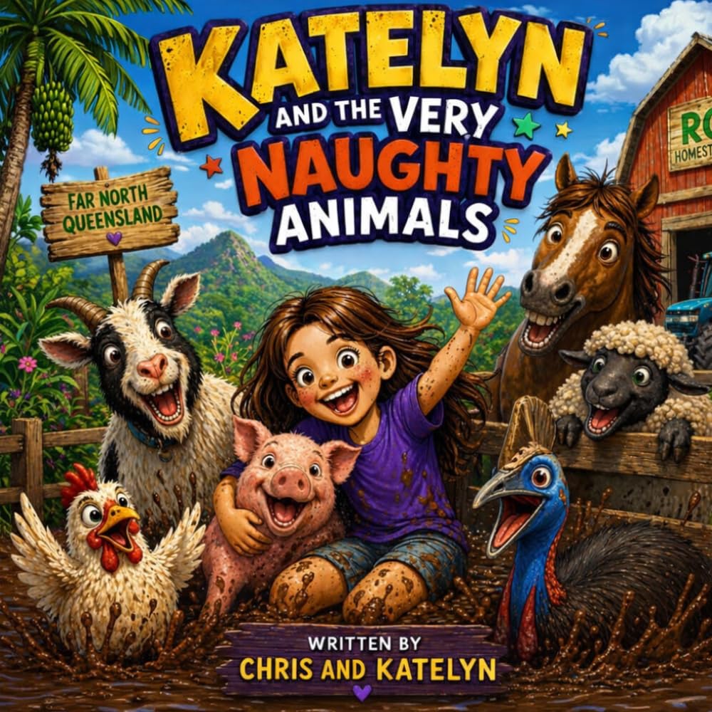Katelyn and the very naughty animals