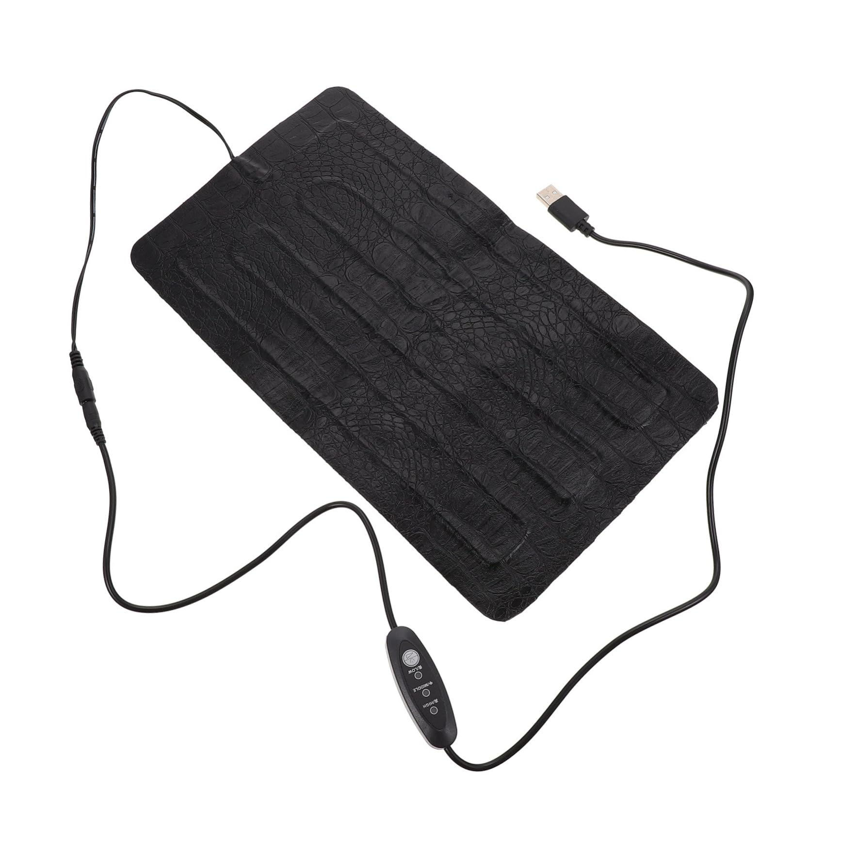 COLLBATH Manta Calefactora para Reptiles USB con Protección De Piel Antimordeduras para Mascotas Pequeñas y Terrarios