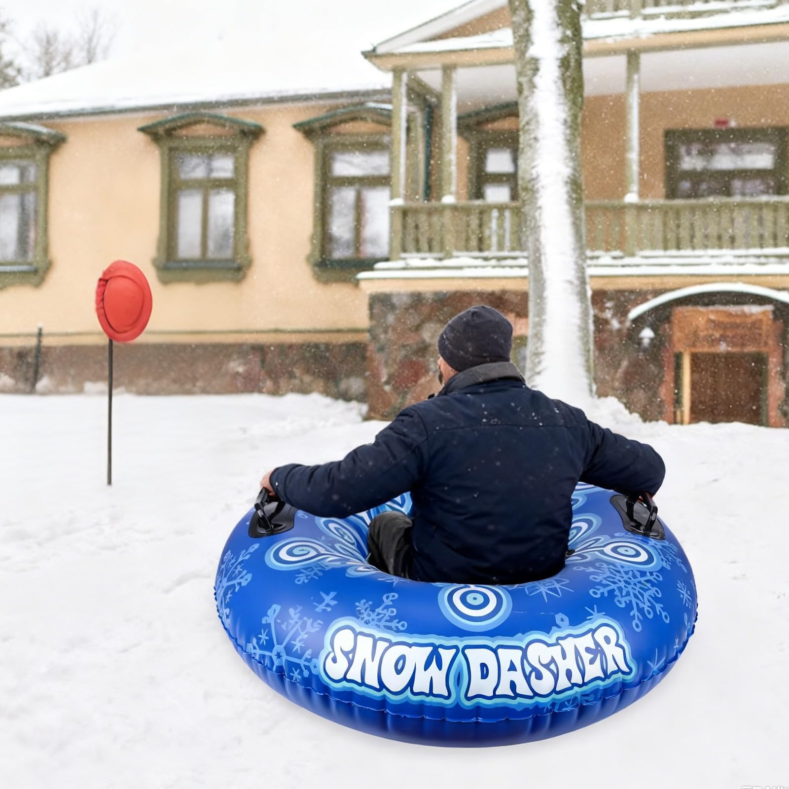 Sneeuwbuizen voor rodelen, Sneeuwslee voor volwassenen,Pvc opblaasbare