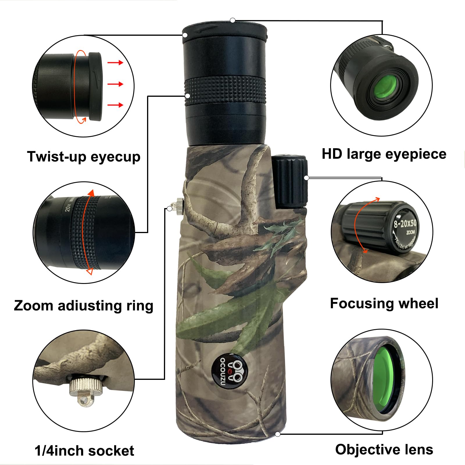 NcSTAR Monocular 12 x 25 mm