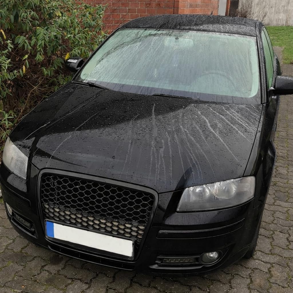 Compatible with A3 8P 8PA Badgeless Mesh Grill Debadged Front Grill Emblemholder