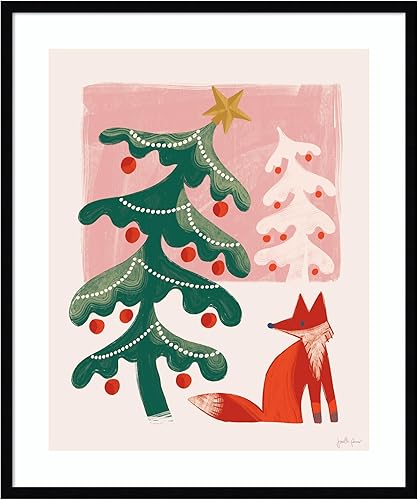 Miniatura 13 de Amanti Art Framed Wall Art Print 25x21 Retro Holiday III by Janelle Penner, Holidays Wall Art, Whimsical Decor, Medium Poster Painting Artwork for