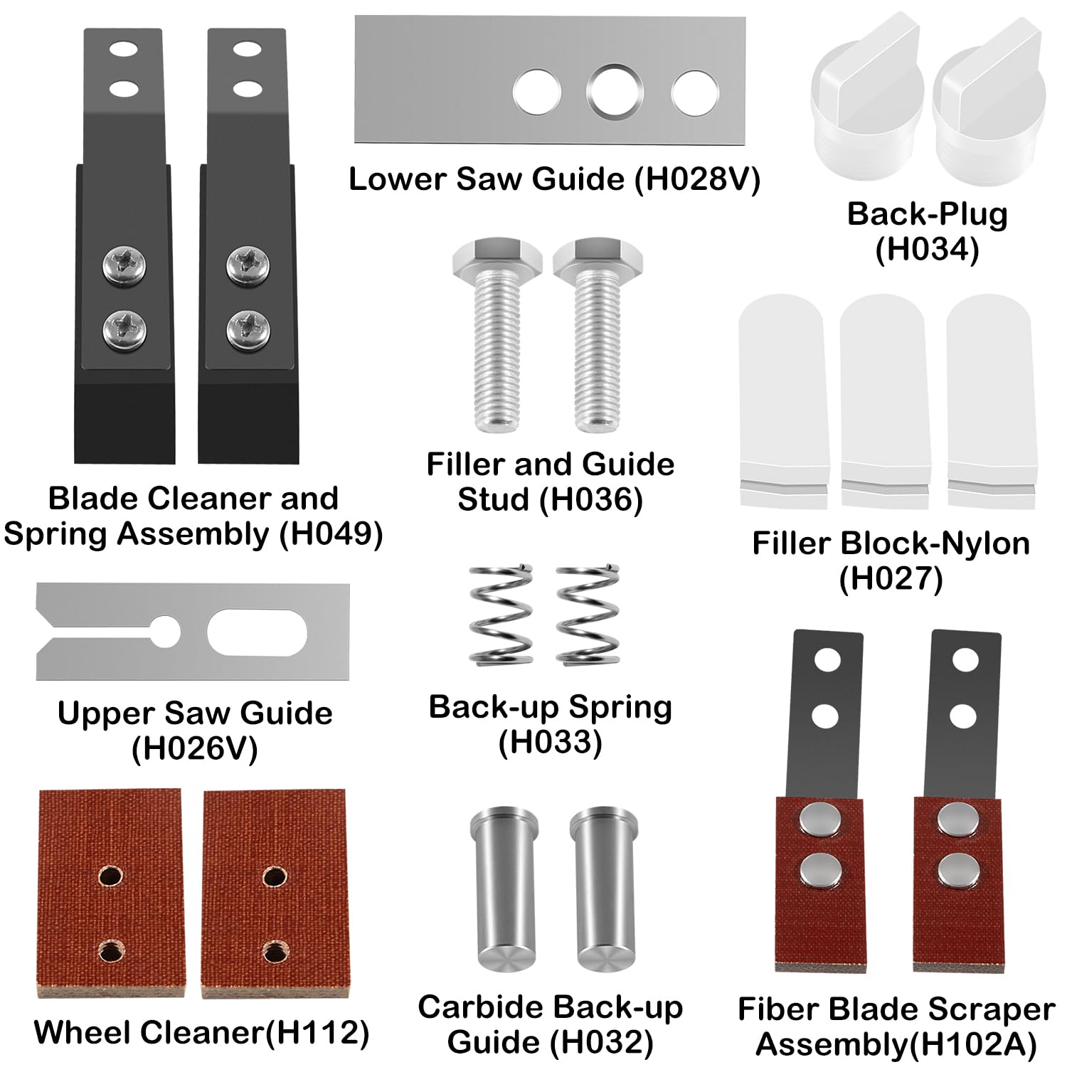 Meat Band Saw Repair Kit Fits Hobart Models 5212, 5214, 5216, 5514 - Complete Heavy-Duty Replacement Parts for Commercial Kitchen Butcher Shop