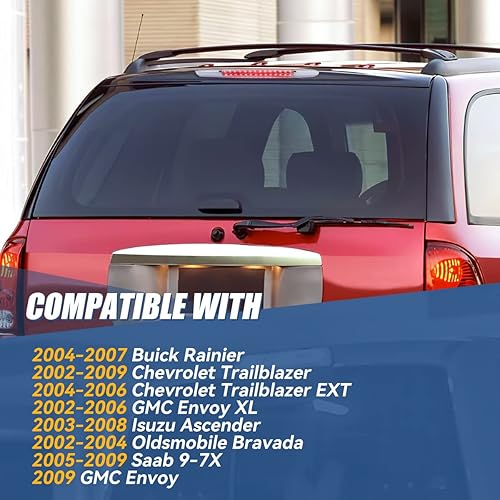 Miniatura 7 de Auto Dynasty Lámpara de parada de montaje alto con luz de freno de 3 tercera luz de freno, compatible con TrailblazerEnvoy 02-09