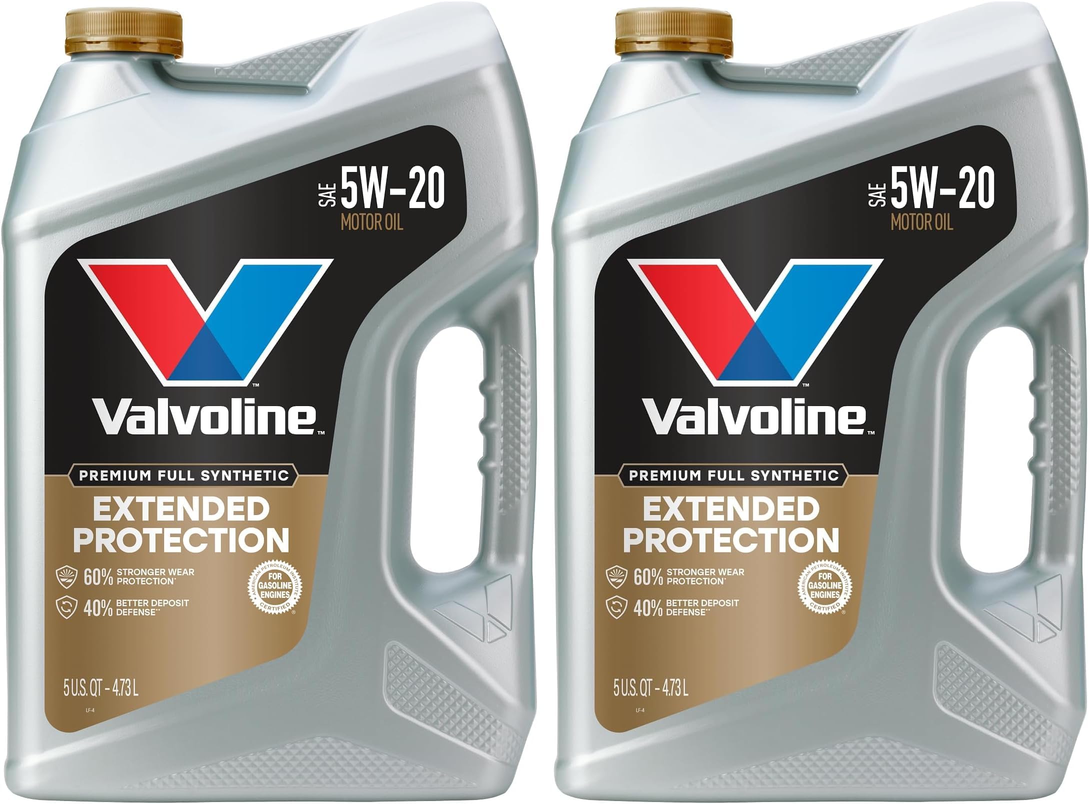 Extended Protection Full Synthetic Motor Oil SAE 5W-20 5 QT (Pack of 2)