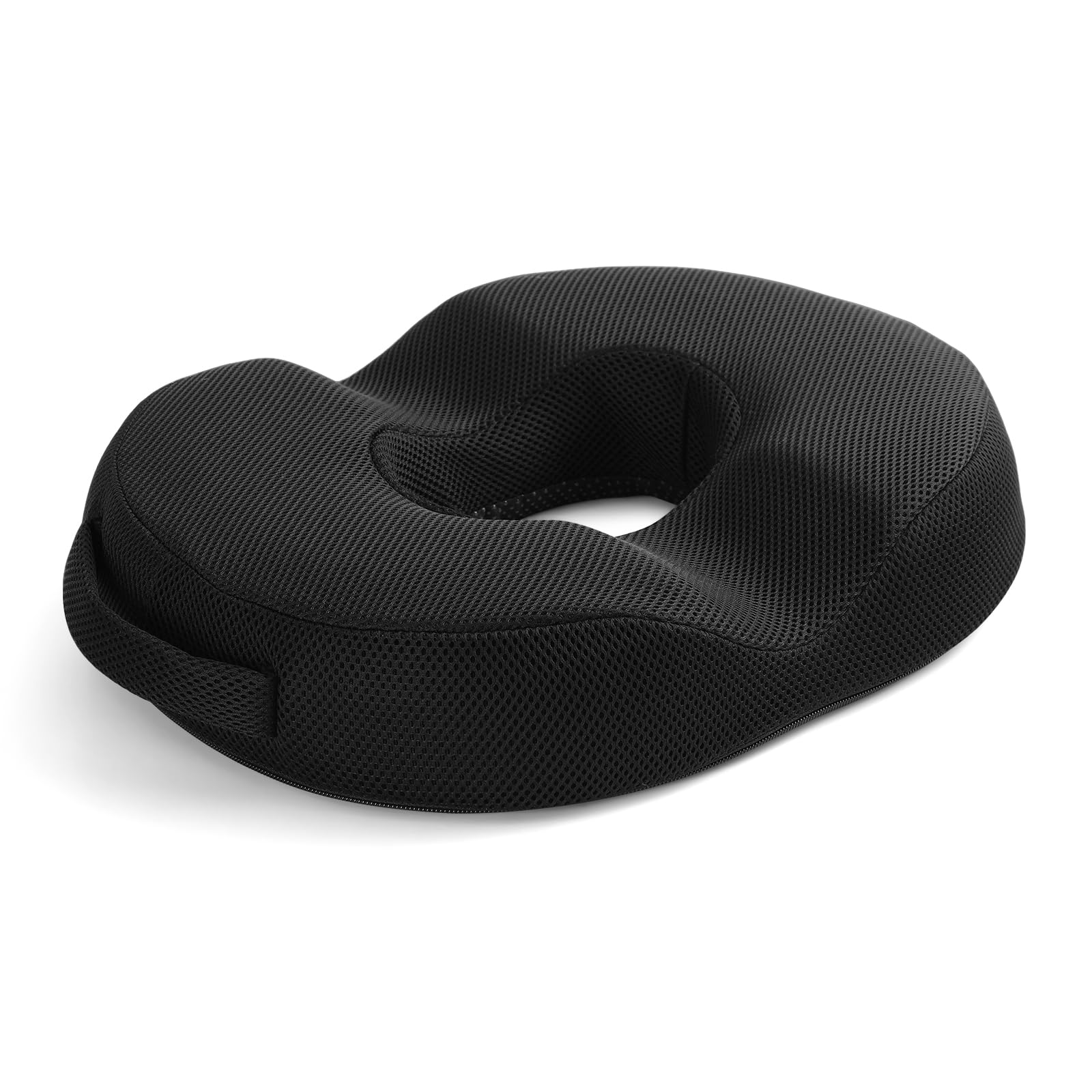 Memory Foam Donut Pillow for Hemorrhoid Seat Cushion Ergonomic for Comfort Sitting, Pain & Pressure Relief for Tailbone, Bed Sores, Postpartum Pregnancy, Butt, Hip