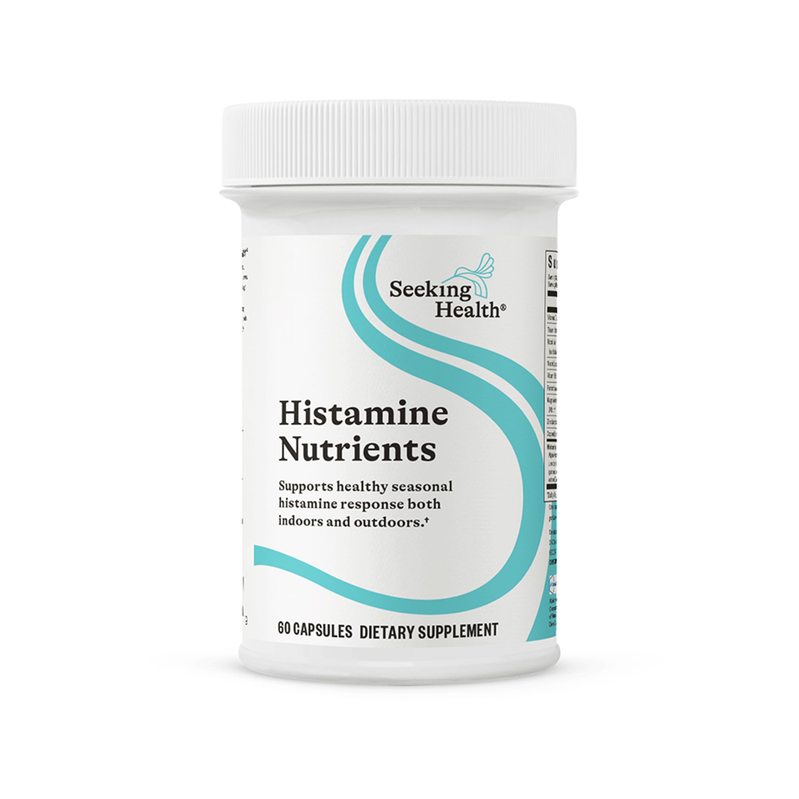 Histamine Nutrients, Formerly Histamine Block Plus, DAO Enzyme Supplement for Histamine Food Intolerance, Supports GI and Digestive Health (60 Capsules)