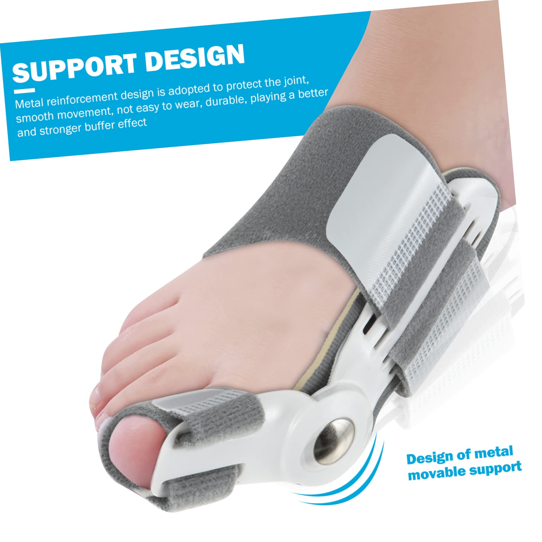 WOFASHPURET 2Pcs Protector Thumb Orthosis Support for Bunion Relief and Separation Foot Alignment Aid
