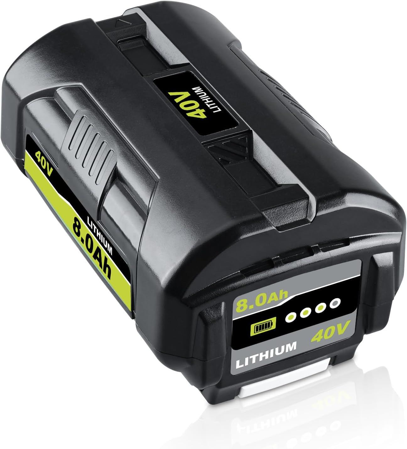 VINIDA 6.0Ah OP4040 40V Battery Replacement for Ryobi 40V Battery Compatible with Ryobi OP4030 OP40301 OP4050 OP4060 OP4050A OP40201 OP4026 OP40261