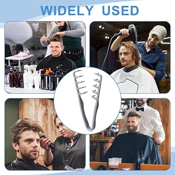 Texture Comb Volumizing Wide-Tooth Hair Styling Comb Roots Volume Tool Incremental Seamless Design Smooth Styling for Most Hair Types Grooming Accessory Seam Covering Bangs Hairdressing Barber Shops