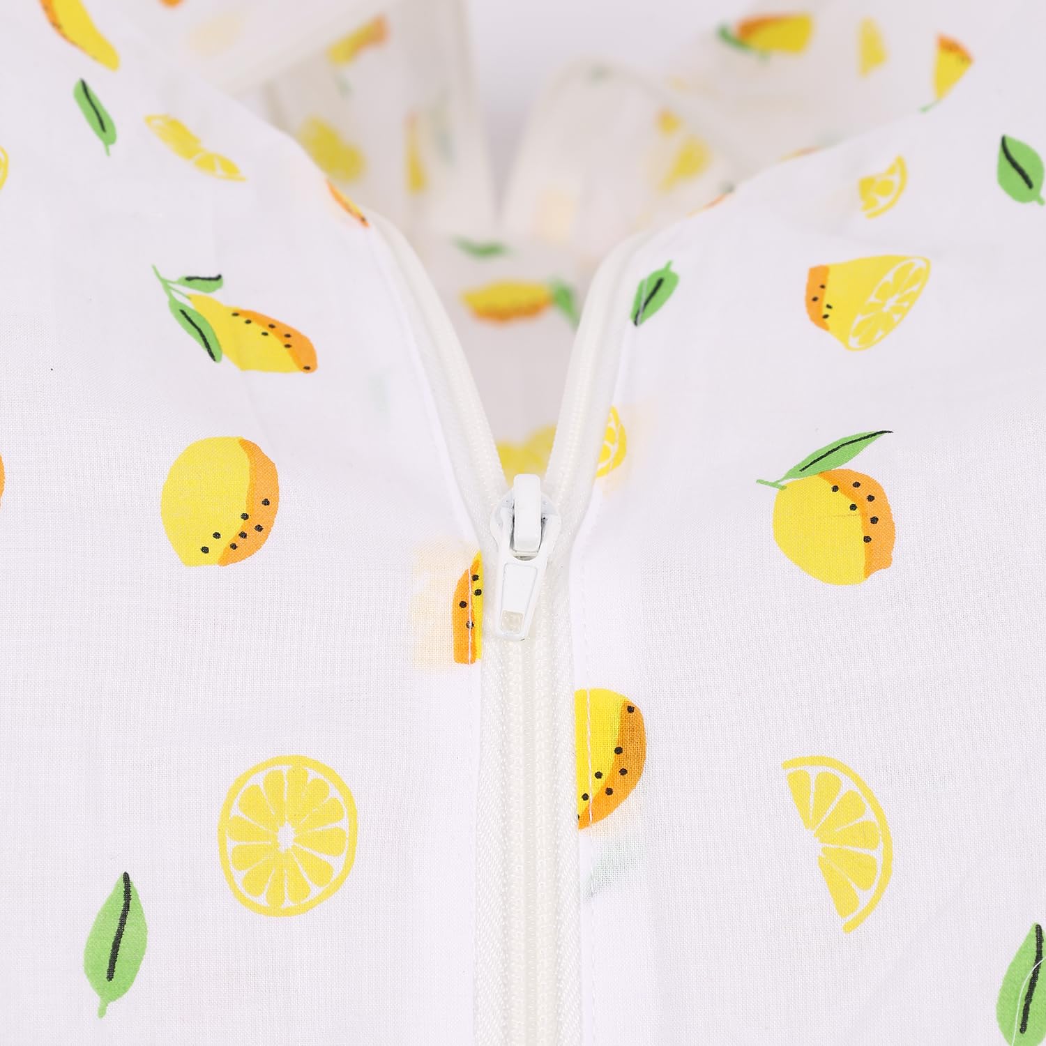 MOM'S HOME Organic Cotton Muslin Baby Sleeping Cum Carrying Nest Bag | 0-3 Months | Bloom (Lemon, 0-3 Months) 1