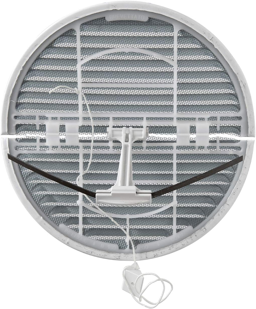 La Ventilazione GABDF200R Ventilation Grille Round Aluminium Painted White with Insect Net Diameter 235 mm - Image 4