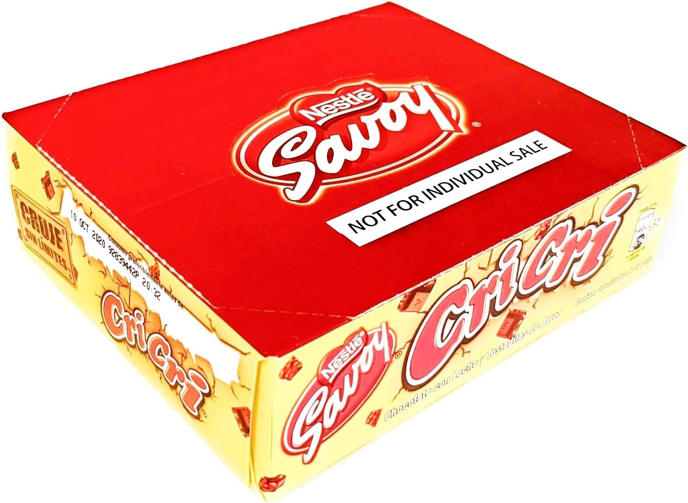 Chocolate Cri-Cri Made in Venezuela (12 bars of 27 gr / 0.95 oz)
