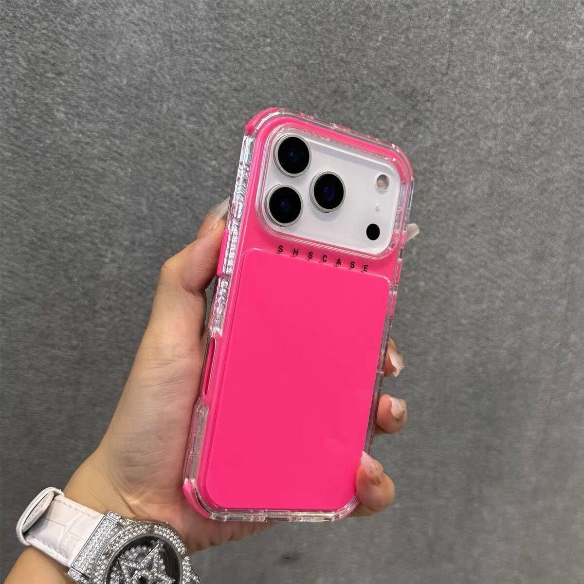 Coque iPhone 15 Pro Max couleur bonbon structure double couche 2-en-1 - 6