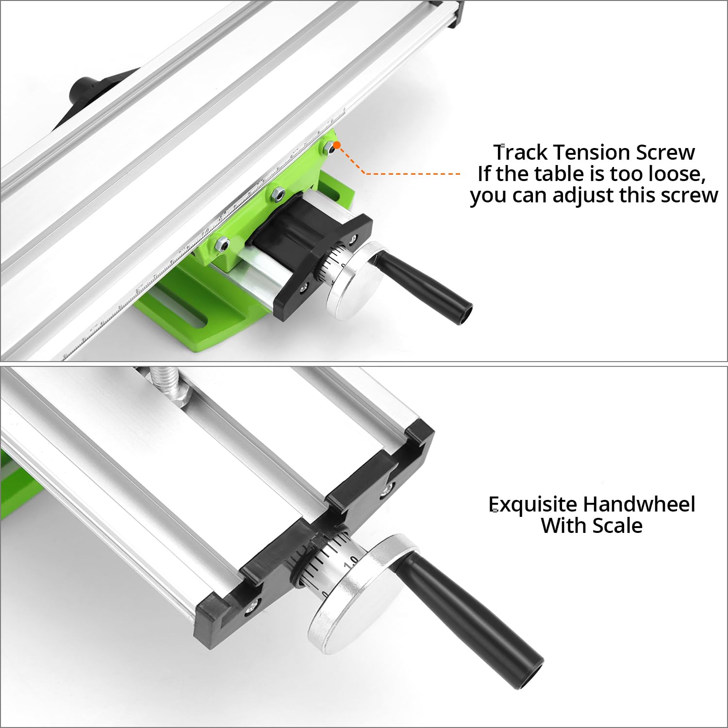 QWORK® Multifunktions-Arbeitstisch, Frästisch Arbeitstisch Maschine, Kreuztisch, für Tischbohrständer, 310 x 90 x 78 mm