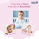 LITTLOO All In 1 Baby Care Kit For Your Little One!|Hair Brush, Comb, Nail Clipper, Scissors, And Nail Filer-Pink,1 Count gallery image