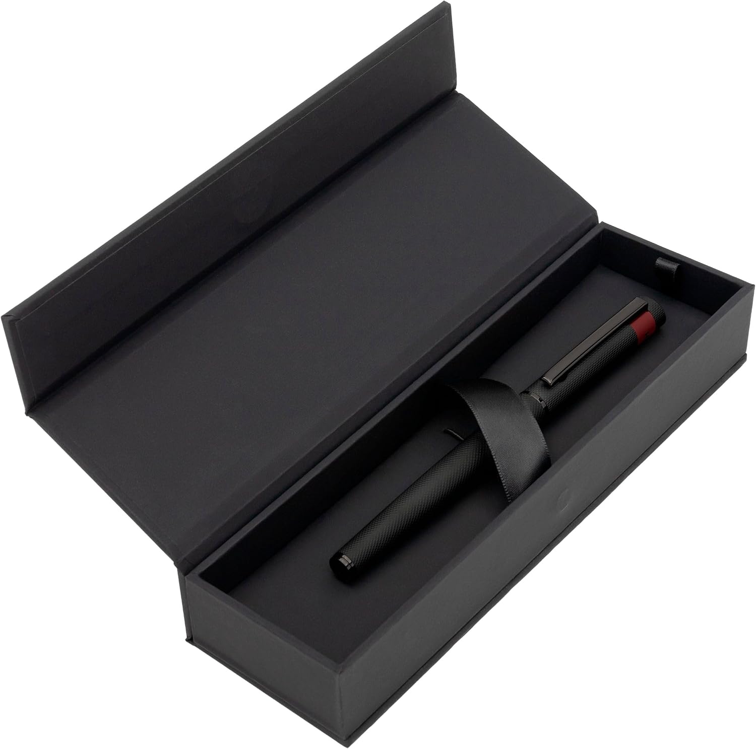HUGO BOSS Loop Diamond HSW3672A Fountain Pen Brass Black Length 14.7cm Nib Size M