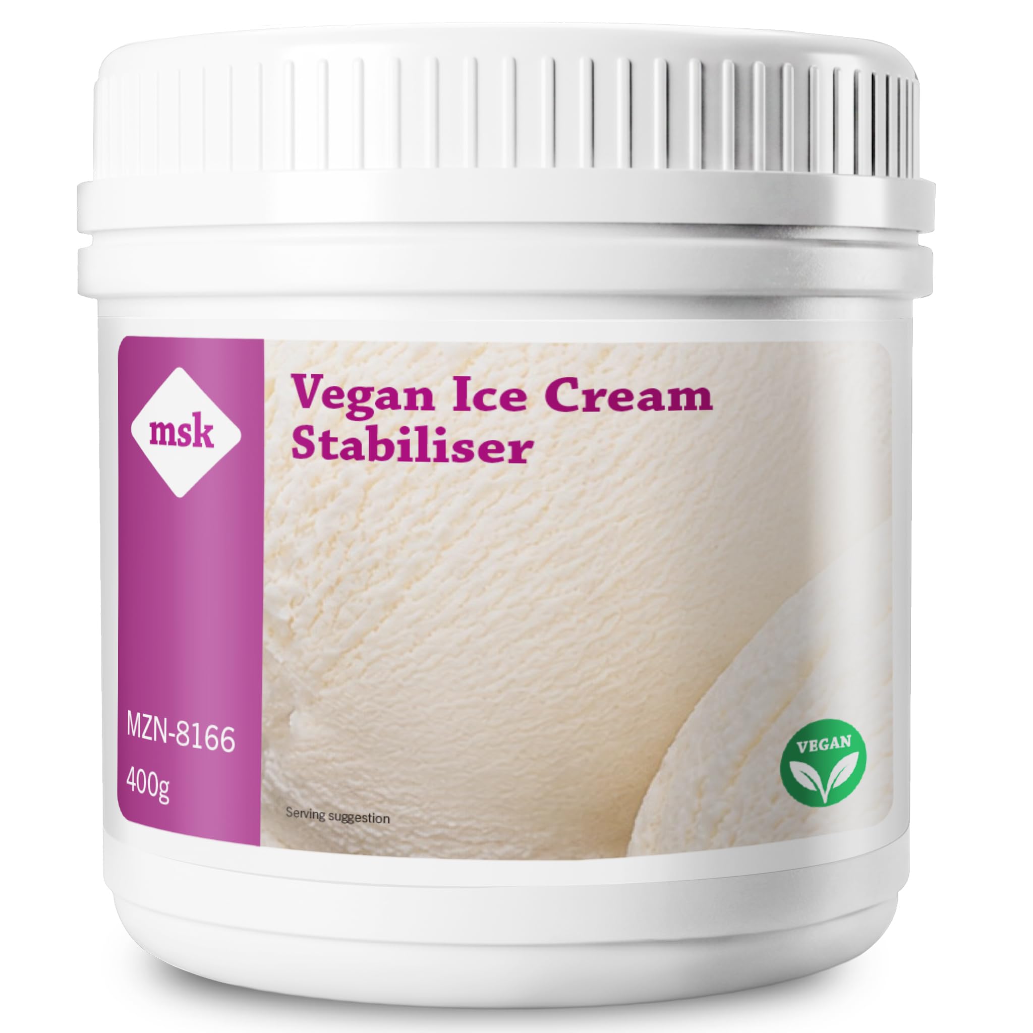 MSK Vegan Ice Cream Stabiliser, 400 g (Pack of 1)