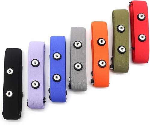 Miniatura 5 de Heart Rate Sensor Replacement Chest Strap Replacement Chest Strap Heart Rate Monitors Replacement Belt Adjustable Silicone Belt Suitable for Fitness