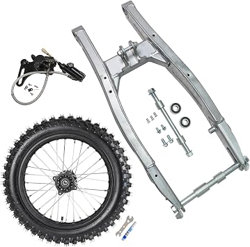 90/100-16 Rear Wheel Tire and Rim 1.85 * 16 with 15mm Bearing Swingarm for Pit Pro Trail Dirt Bike 125cc 140cc 150cc