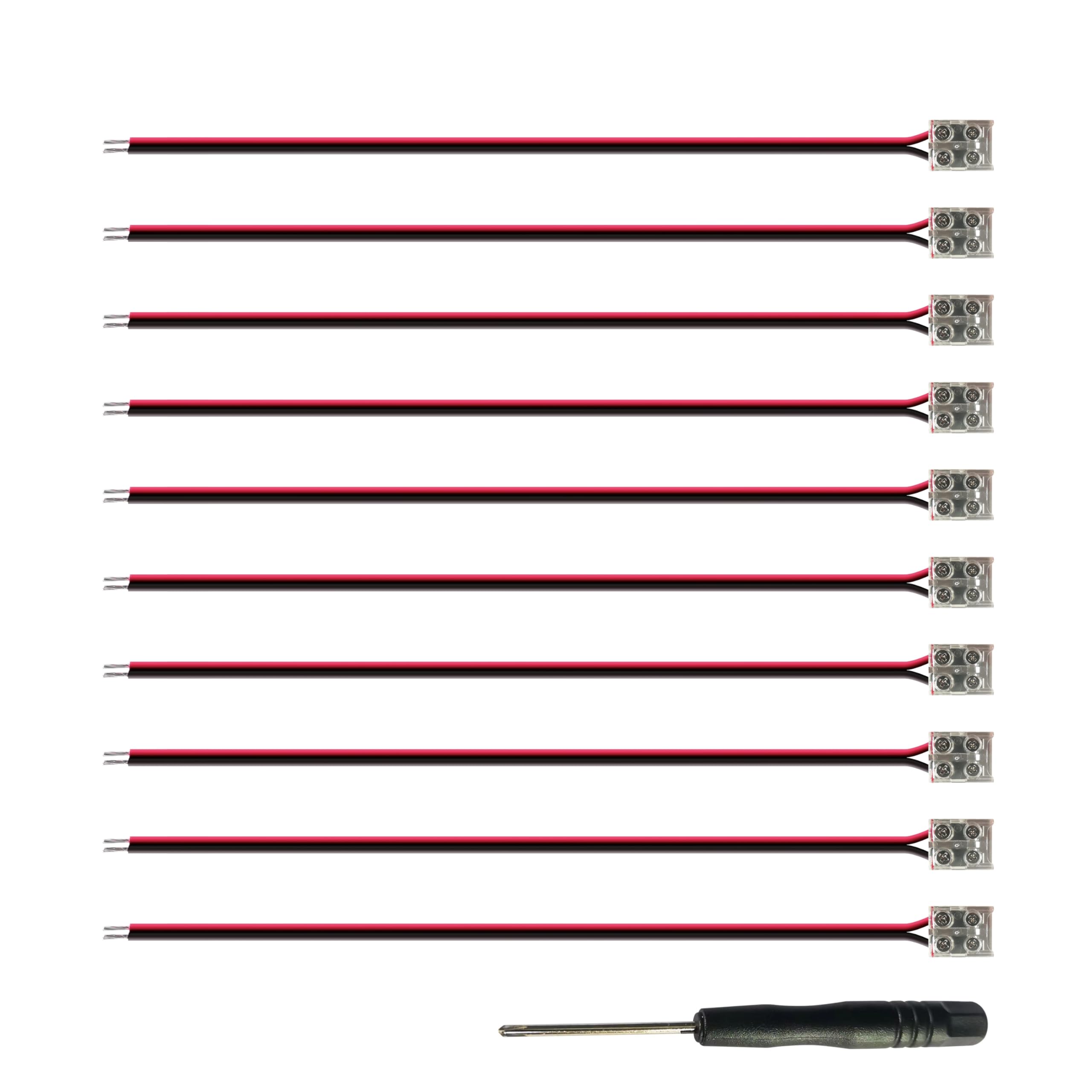 8mm LED Strip Connectors - Solderless & Easy Install -1