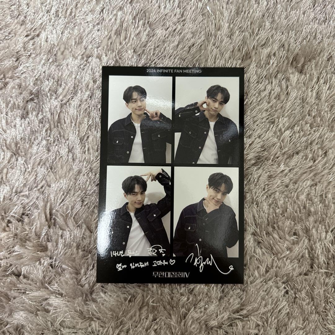 INFINITE ミョンス エル　I NEVER LEFT 入場特典フォトカード Amazon.co.jp: ?INFINITE 無限大集会4 入場特典 フォトカード