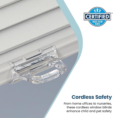 Miniatura 4 de BlindsAvenue - Persiana celular inalámbrica tipo panal de abeja, célula única de 1.4 cm, filtro de luz