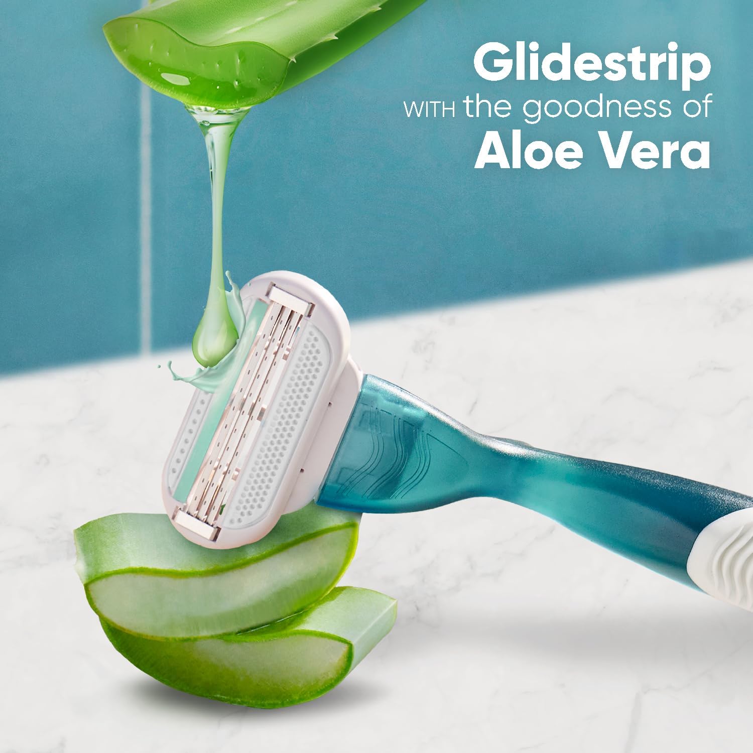 Gillette Venus Smooth - Lame per rasoio da donna, 4 lame di ricambio