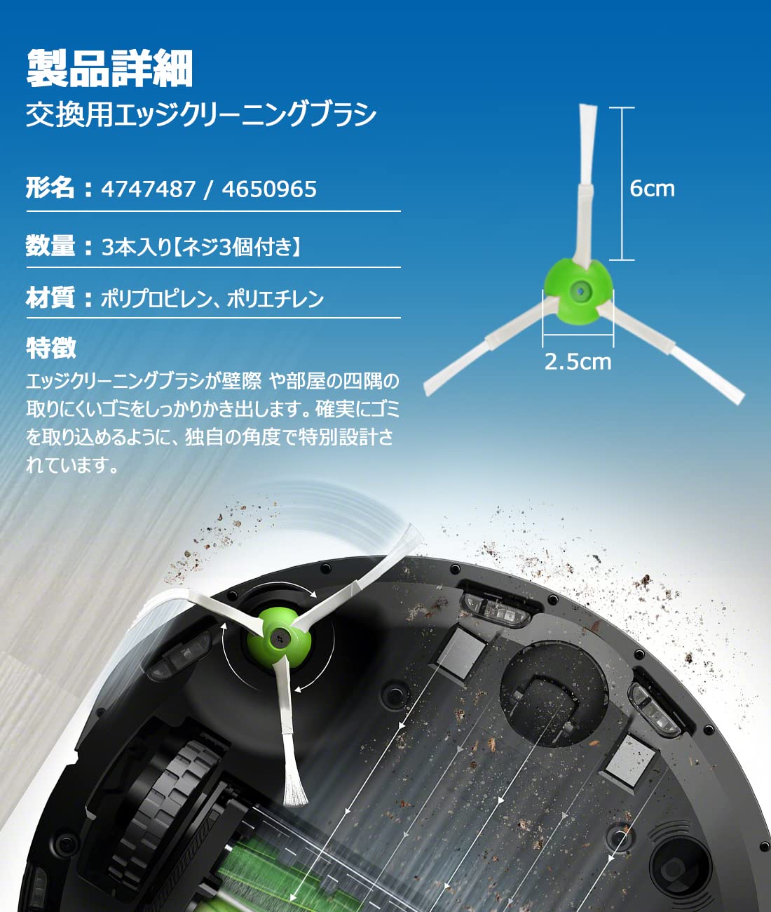 Amazon.co.jp: ルンバ i7+ i7 i3+ i3 i5 i5+ e5 j7 j7+ i2 と互換性の 
