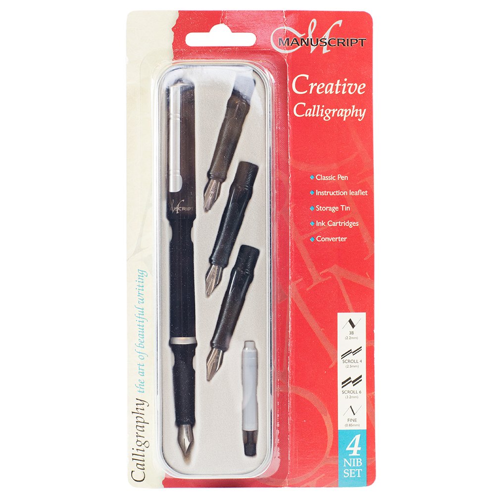 MC1103 4 NIBS SHADOW CALLIGRAPHY SET