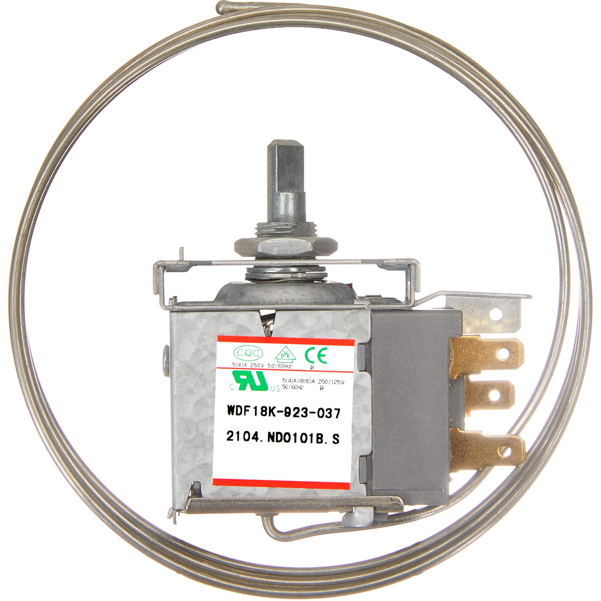 Refrigerator Thermostat WDF18K-923-037 Replacement for HAI-ER Thermostat, Temperature Control for Refrigerator Freezer Mini Fridg