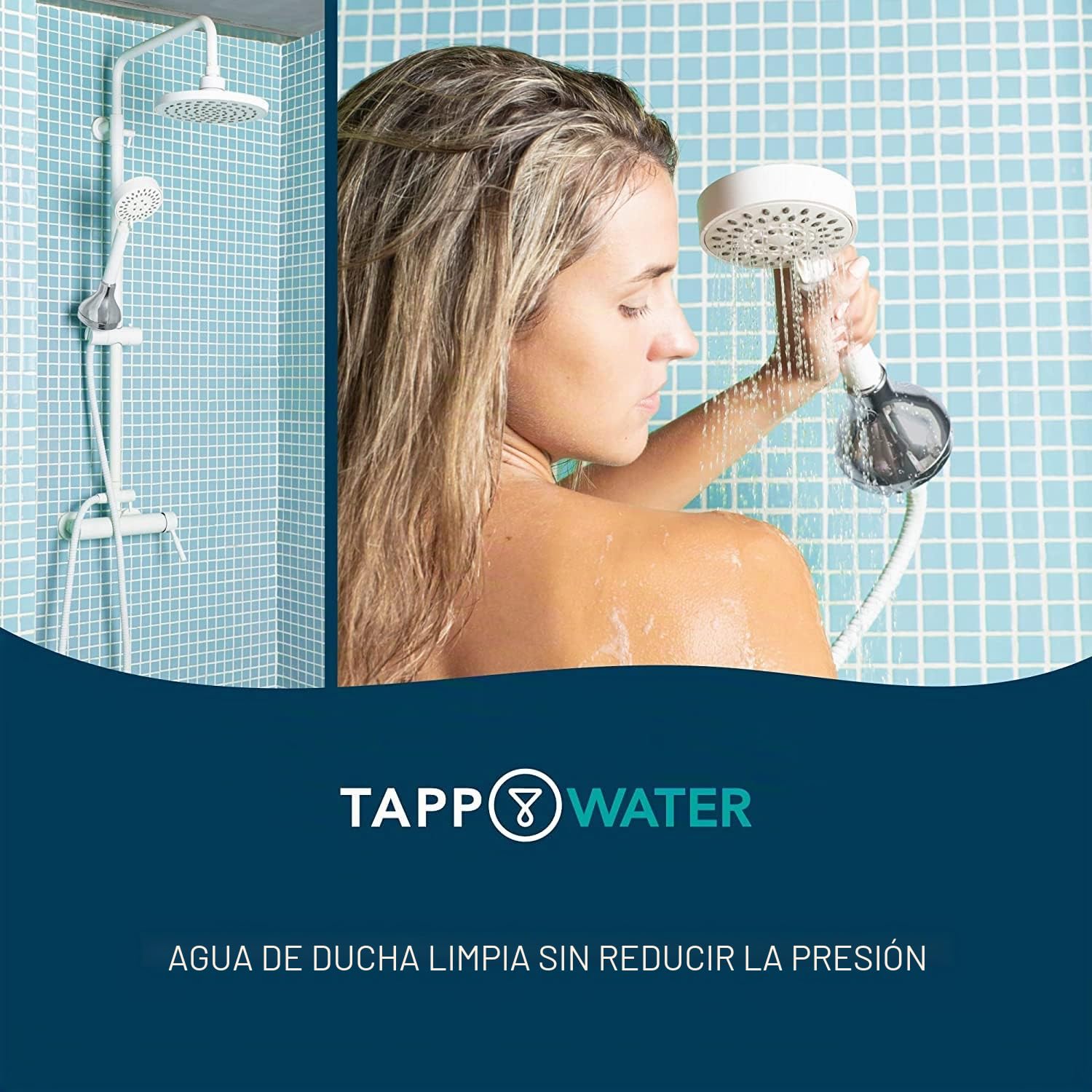 Tappwater ShowerPro- Recambio para filtro de ducha Shower Pro. Filtra la cal, el cloro y los metales pesados