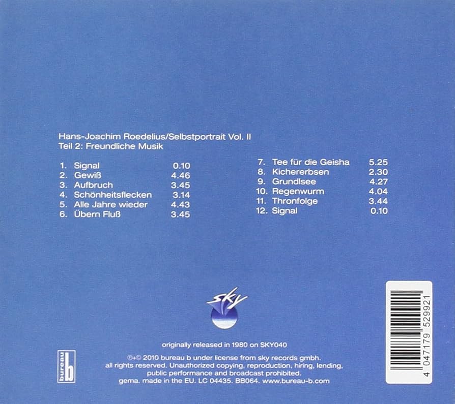 roedelius / selbstportrait / Vol. Ⅱ LP2枚 Amazon.co.jp: Selbstportrait II: ミュージック