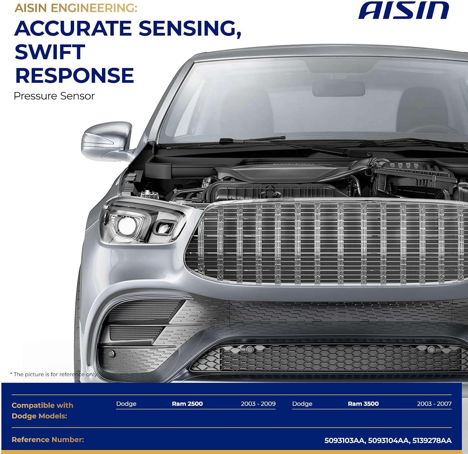 AISIN AFTERMARKET PRSCH-00188 Turbocharger Boost Sensor