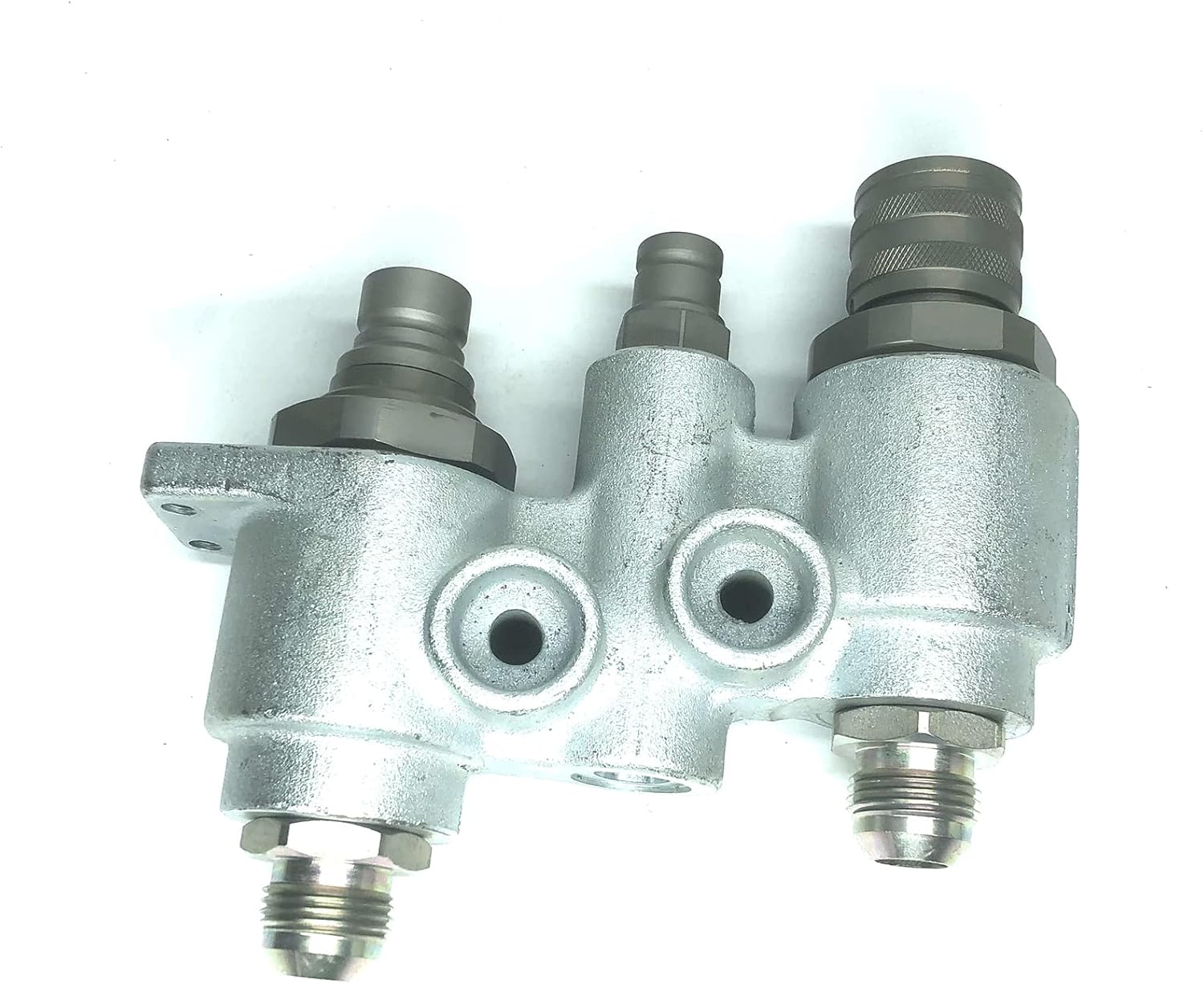 Hconcet 48MM 4BD4FH Hydraulic Flat Face Quick Coupler Manifold Saturn Block 7246783 Compatible with Bobcat Skid Steer Loader S175 S205 S250 T250