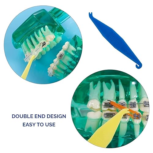 Miniatura 7 de JMU Bandas elásticas ortodónticas de 516 pulgadas, medianas, 4.5 onzas, paquete de 500 bandas de goma intraorales sin látex, bandas de goma dentales