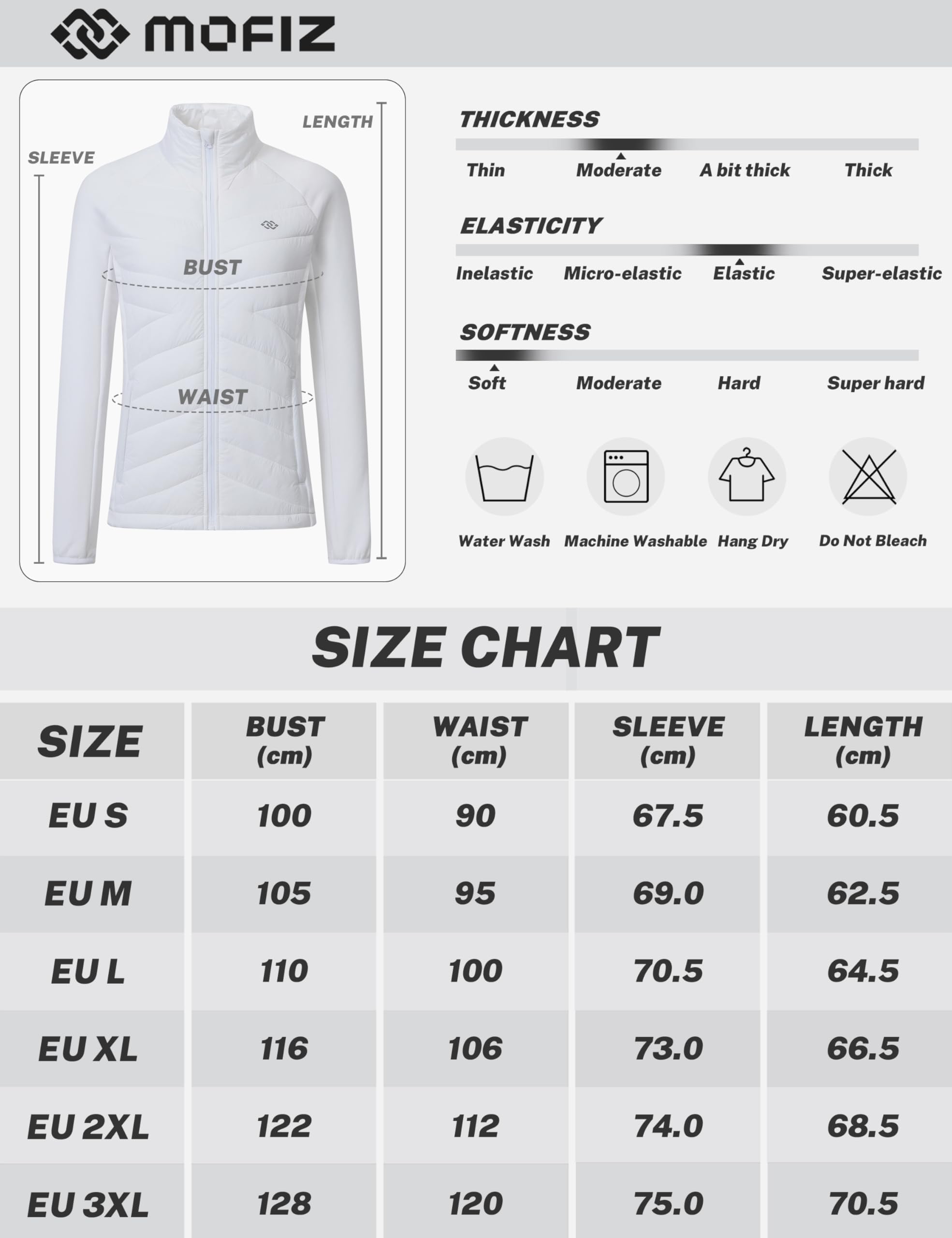 MoFiz Giacca Donna Invernale Giubbino Leggero Giacca Pile Termica Piumino Corto Giacca Sportiva con Zip