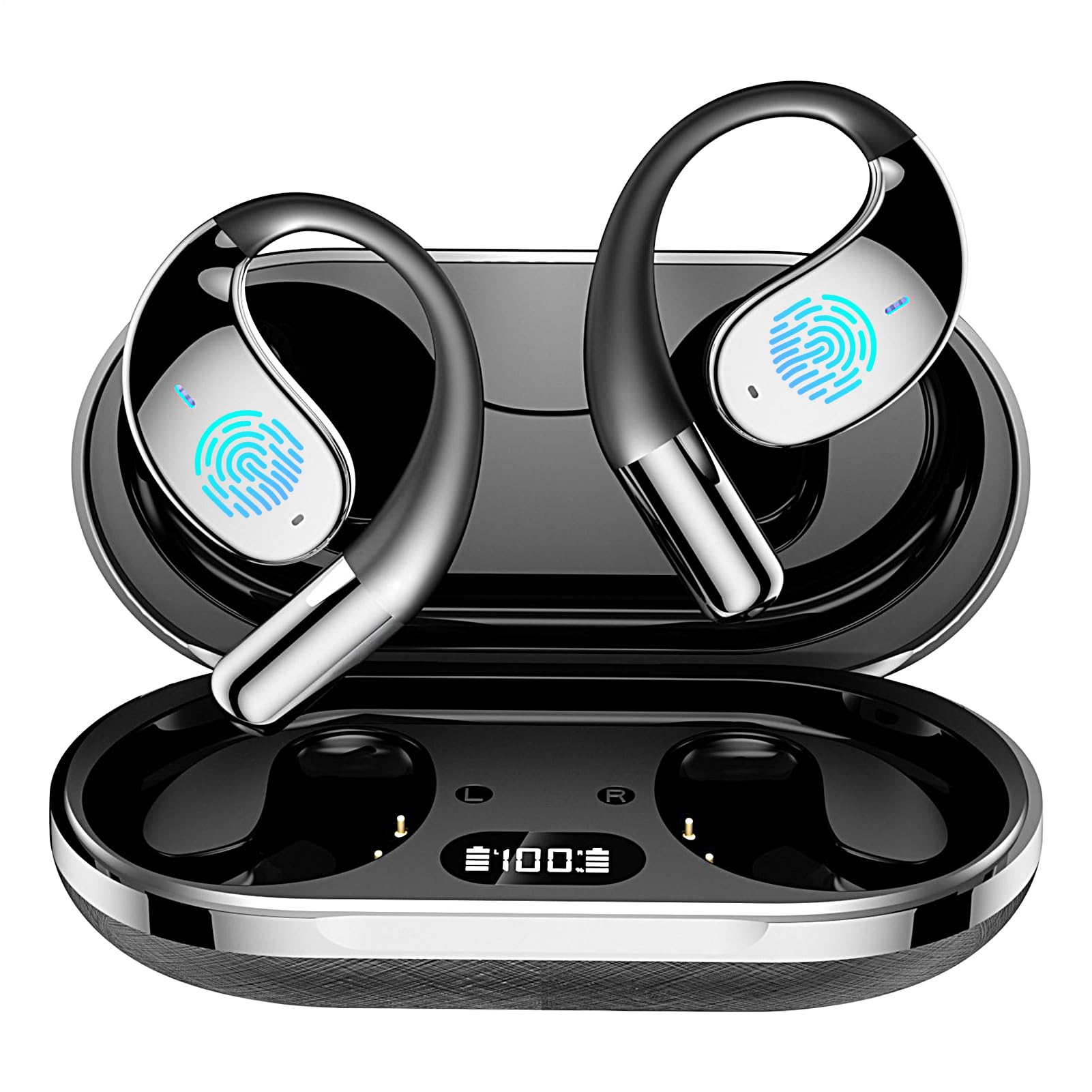 Translation headphones - real time | Multilingual interpreter device | 144 Auřiculars translator Dé languages | Dē AI powered headphones wireless portable for meetings Dе negoc