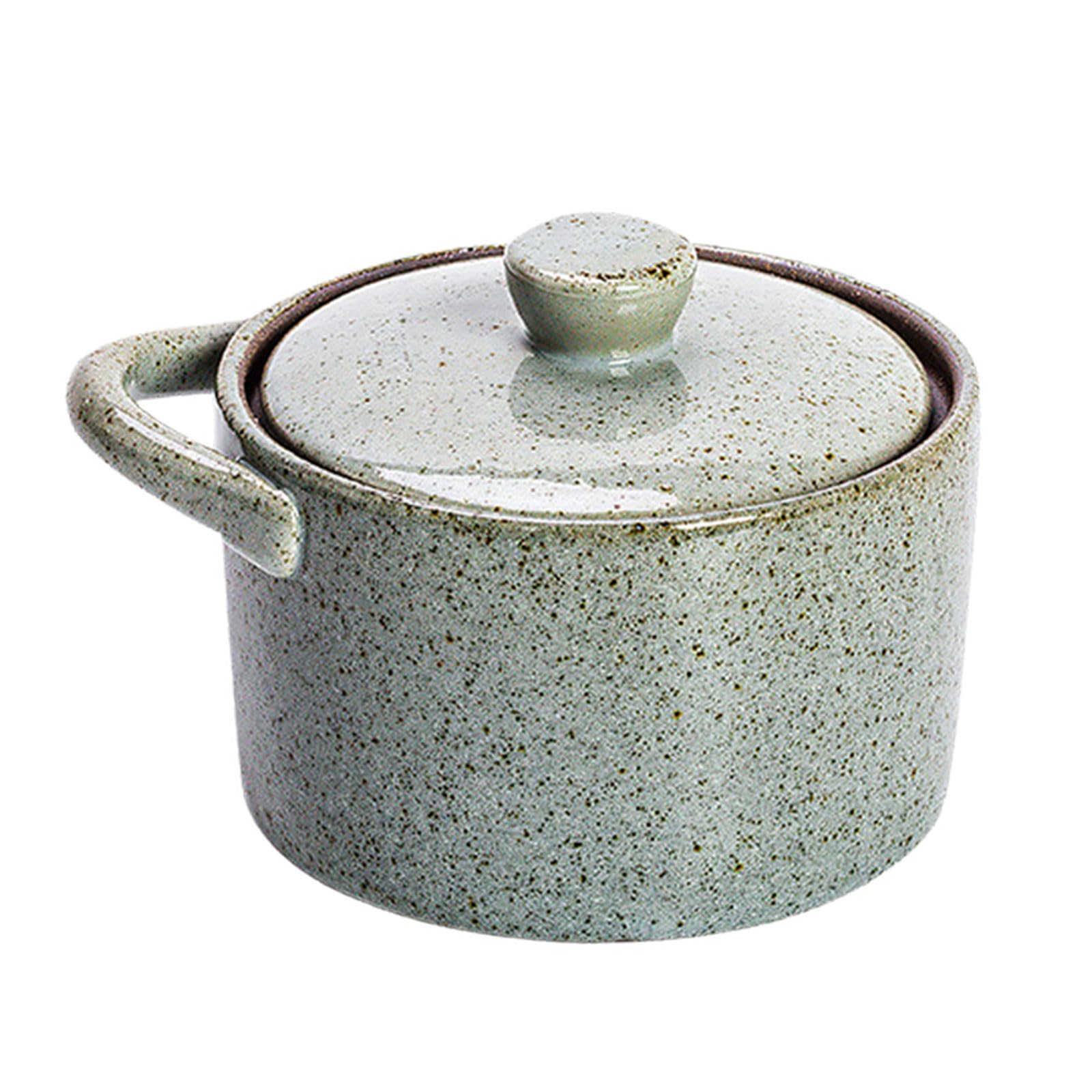Limtula Ceramic Condiment Jar in Rural Theme Perfect for Salt Sugar and Seasonings Tight Seasoning Storage Jar