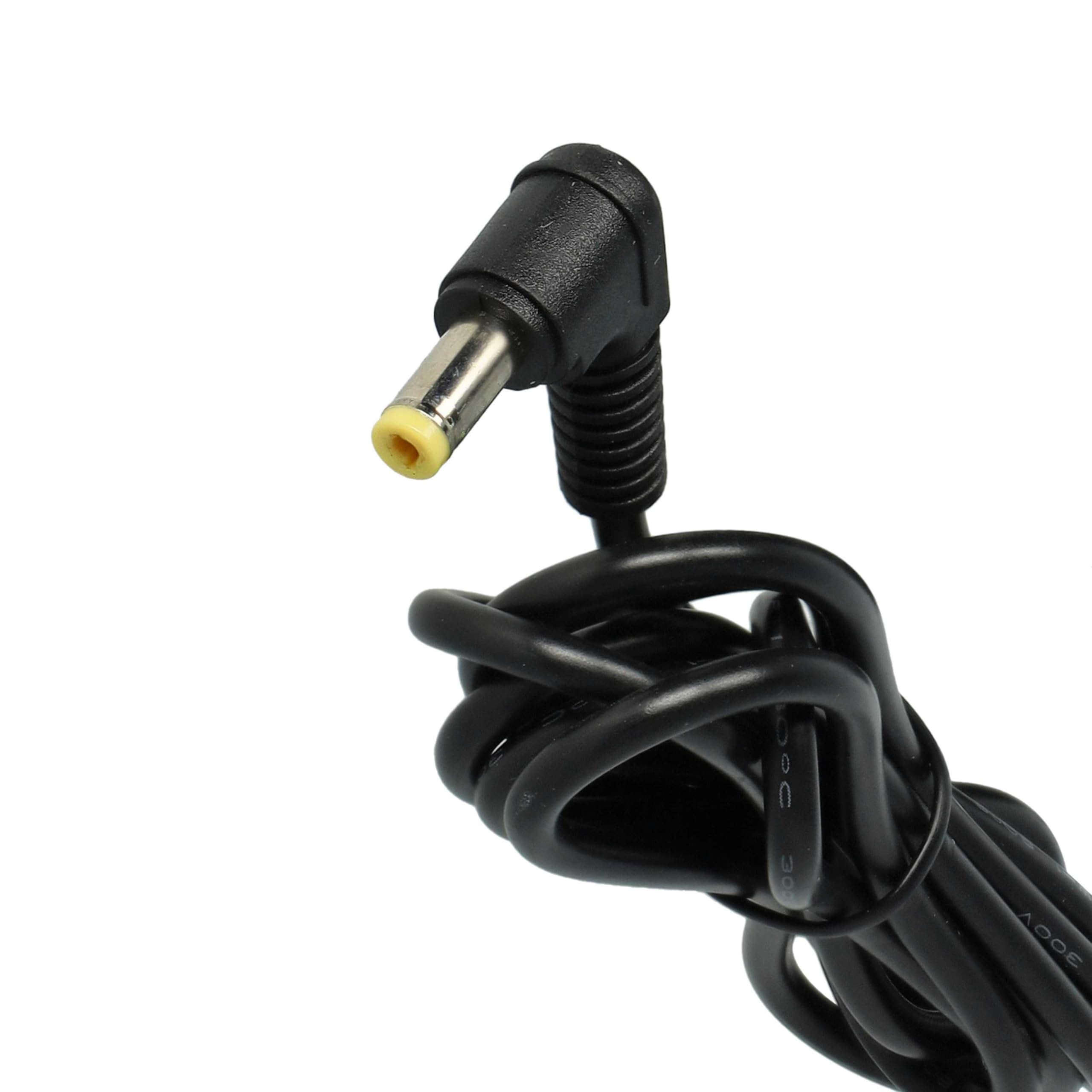 vhbw Zasilacz kompatybilny z Panasonic NV-DS29 | NV-DS30, NV-DS28B, NV-DS29B aparat, aparat cyfrowy, kabel zasilający DSLR, 2 m