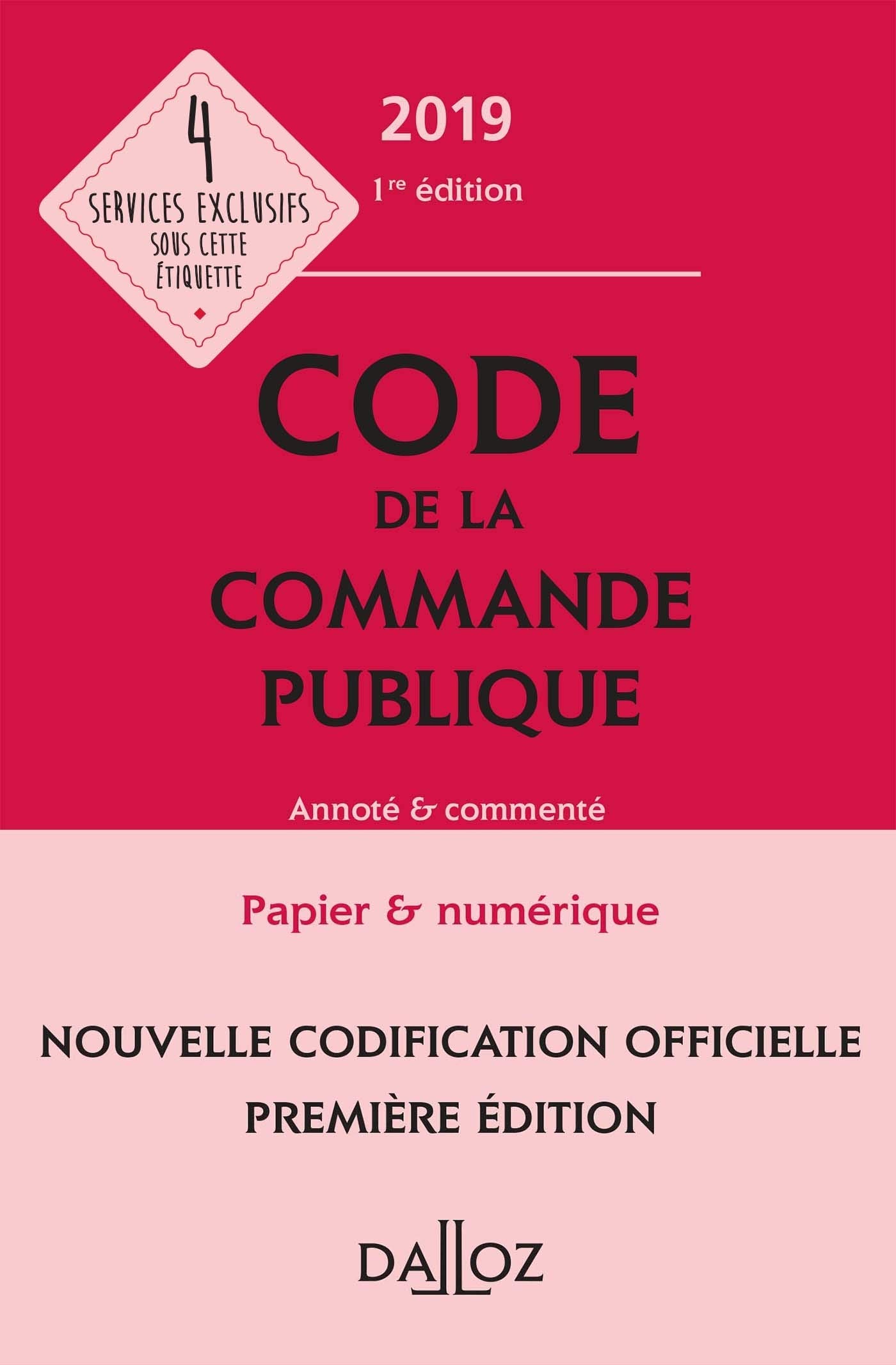 Code de la commande publique annoté guide marchés publics droit
