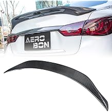 Real Carbon Fiber Trunk Spoiler for 2014-2024 Infiniti Q50 Q50S