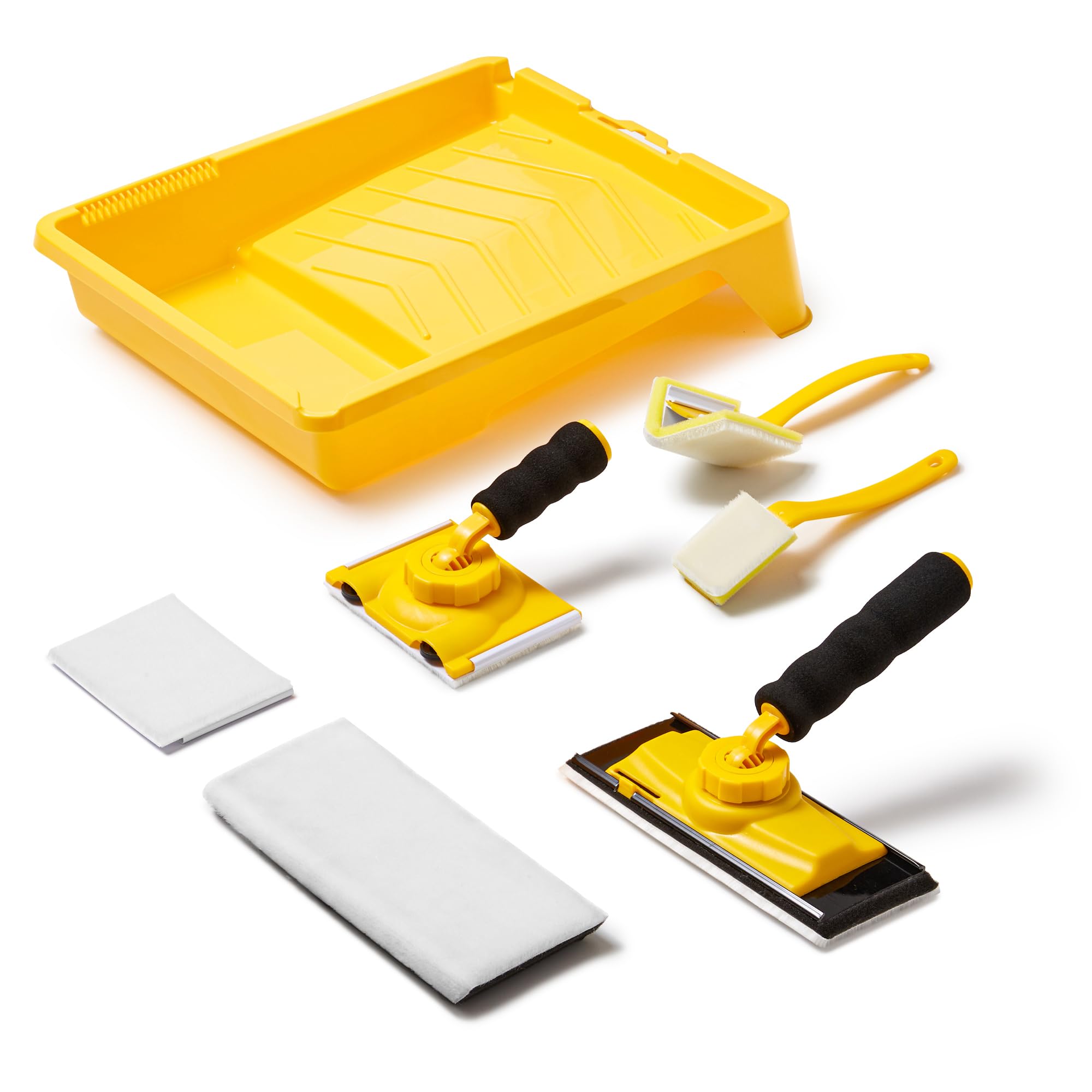 Amazon.com: VOOMEY Paint Edger Tool Kit, 9 Inch Paint Pad Set, 7