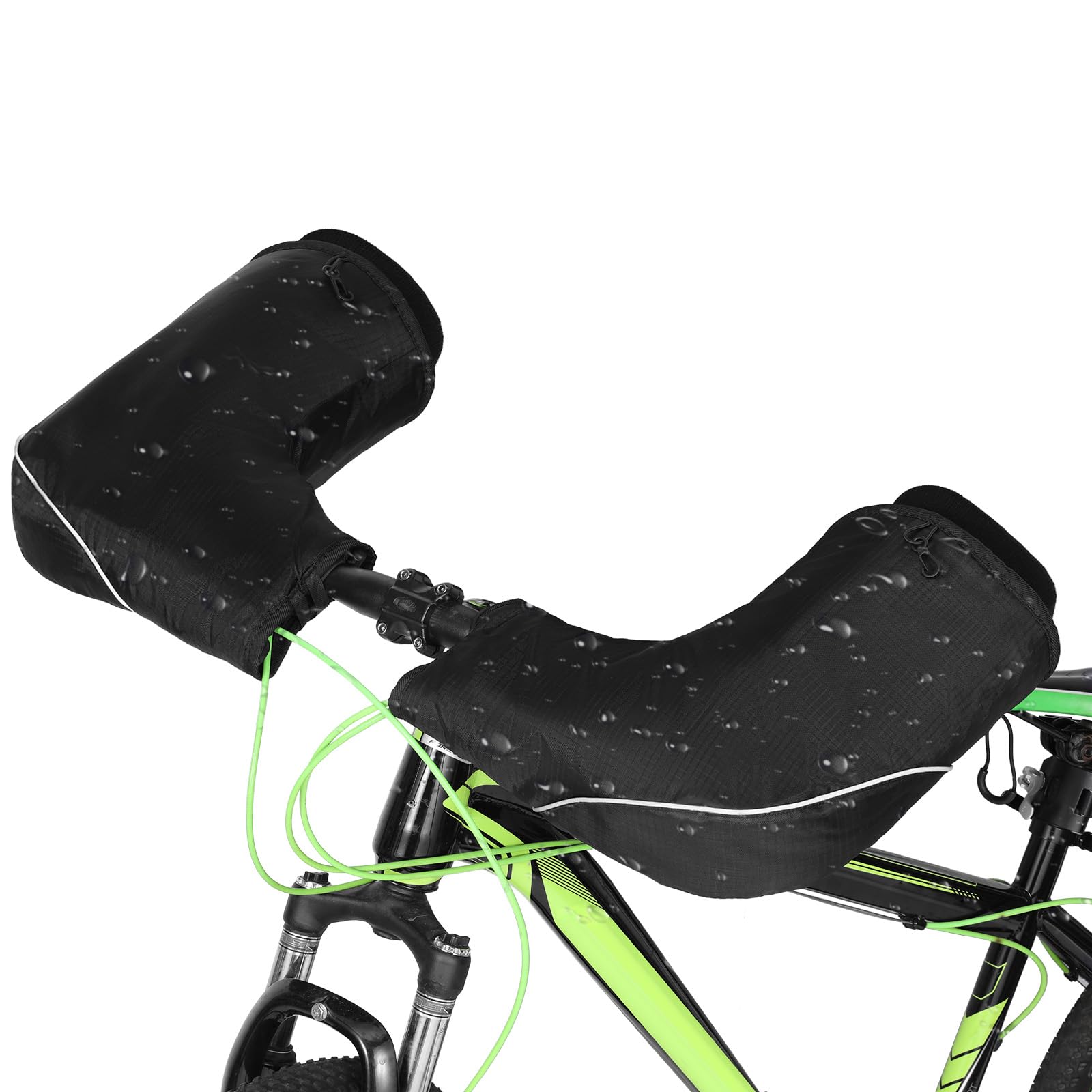 Cycling Gloves Fingerless Gel Mountain Biking Road Cycling Bike Gloves Windproof Warm Bicycle Gloves Anti-Slip Outdoor Sports