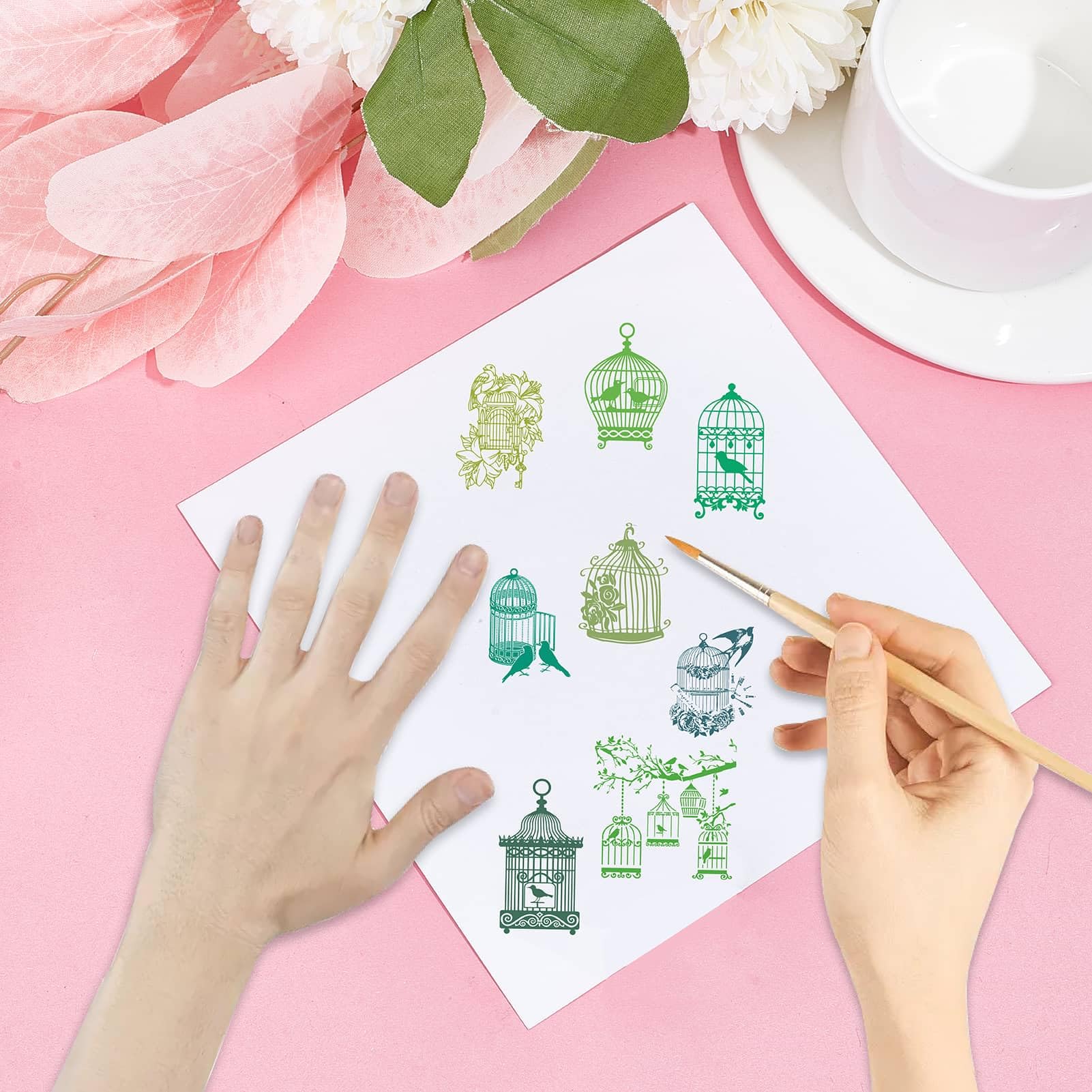 Stamps For Card Making Bird Rubber Stamps Silicone Clear Stamp Sheets ...