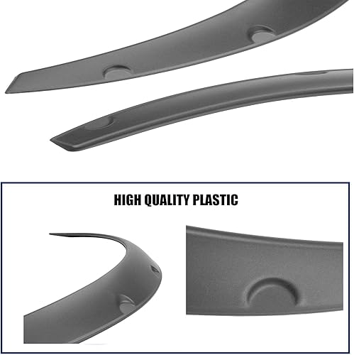 Vista 20 de BLACKHORSE-RACING Juego de 4 guardabarros universales de 2.25 pulgadas y 2.5 pulgadas, 4 unidades de 30.709 in + 33.071 in